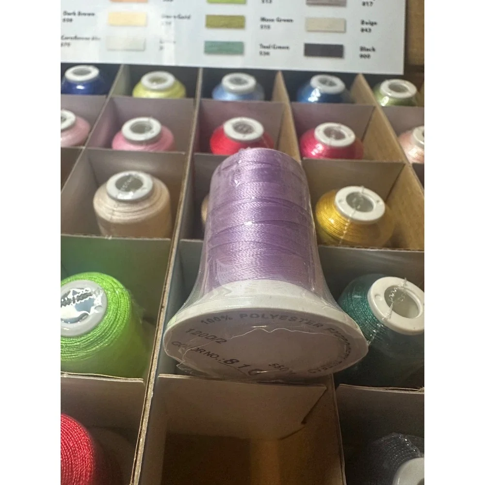 Tao Together As One 40‎ Spool Embroidery Machine Thread Set 550 Yards